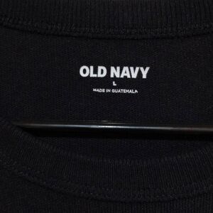 Old Navy Black Jack Knit T-shirt Large NWT